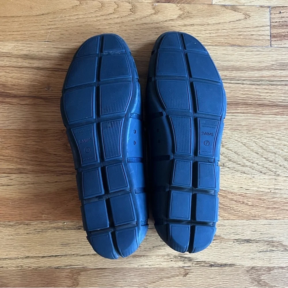 SWIMS Penny Loafers Navy Waterproof 7
